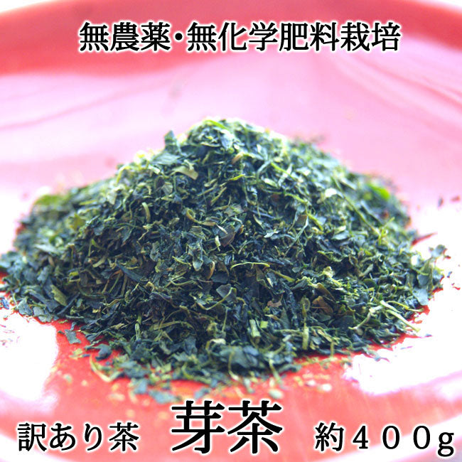 2023年産新茶【玉緑茶製法訳あり芽茶】高島園の無農薬無化学肥料栽培茶