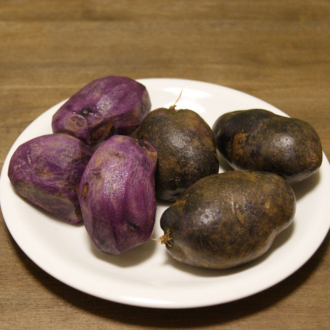 【お野菜探訪】紫芋のポテトチップスが出来るシャドークイーン