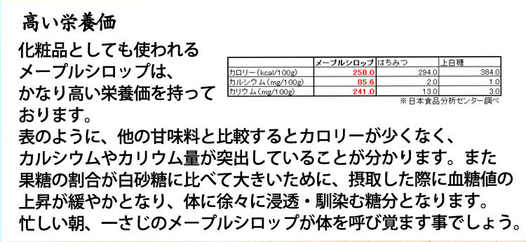 H.T.エミコット メープルシロップ NO.2アンバー 250ml／330g ＊送料込